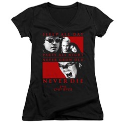 The Lost Boys - Juniors Never Die V-Neck T-Shirt