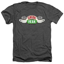 Friends - Mens Central Perk Logo Heather T-Shirt