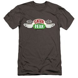 Friends - Mens Central Perk Logo Premium Slim Fit T-Shirt
