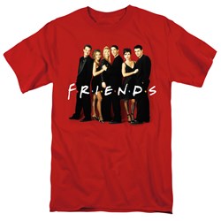 Friends - Mens Cast In Black T-Shirt