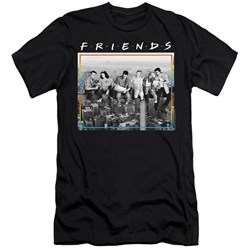 Friends - Mens Lunch Break Premium Slim Fit T-Shirt