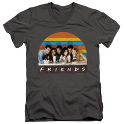 Friends - Mens Soda Fountain V-Neck T-Shirt