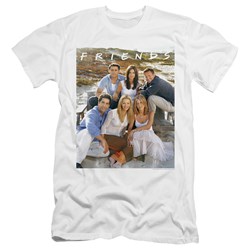 Friends - Mens Lifes A Beach Premium Slim Fit T-Shirt