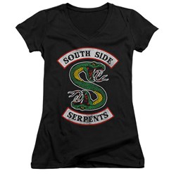 Riverdale - Juniors South Side Serpent V-Neck T-Shirt