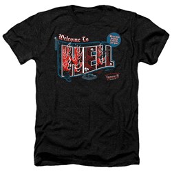 Supernatural - Mens Welcome Heather T-Shirt