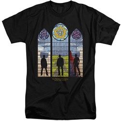 Supernatural - Mens Stained Glass Tall T-Shirt
