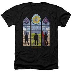Supernatural - Mens Stained Glass Heather T-Shirt