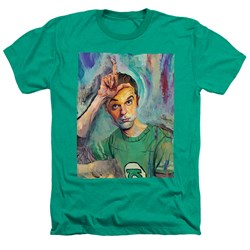 Big Bang Theory - Mens Sheldon Painting Heather T-Shirt