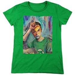 Big Bang Theory - Womens Sheldon Painting T-Shirt