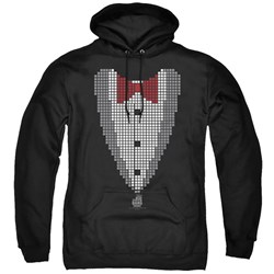 Big Bang Theory - Mens Pixelated Tux Pullover Hoodie