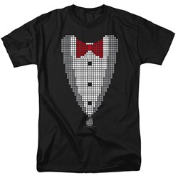 Big Bang Theory - Mens Pixelated Tux T-Shirt
