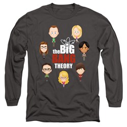 Big Bang Theory - Mens Emojis Long Sleeve T-Shirt