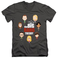 Big Bang Theory - Mens Emojis V-Neck T-Shirt