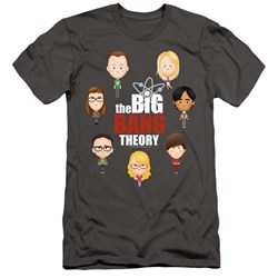 Big Bang Theory - Mens Emojis Slim Fit T-Shirt