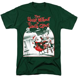 The Year Without A Santa Claus - Mens Santa Poster T-Shirt