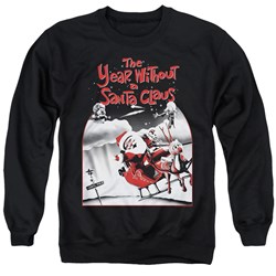 The Year Without A Santa Claus - Mens Santa Poster Sweater