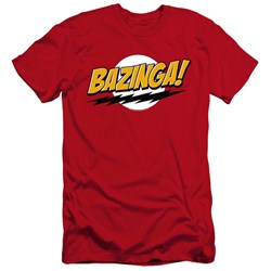 Big Bang Theory - Mens Bazinga Premium Slim Fit T-Shirt