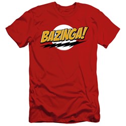Big Bang Theory - Mens Bazinga Slim Fit T-Shirt