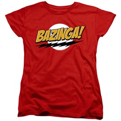 Big Bang Theory - Womens Bazinga T-Shirt