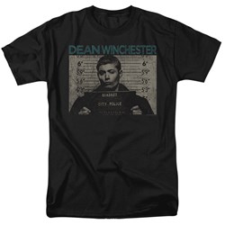 Supernatural - Mens Dean Mug Shot T-Shirt