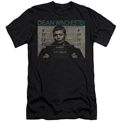 Supernatural - Mens Dean Mug Shot Premium Slim Fit T-Shirt