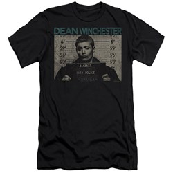 Supernatural - Mens Dean Mug Shot Slim Fit T-Shirt