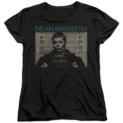 Supernatural - Womens Dean Mug Shot T-Shirt