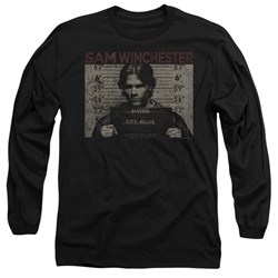 Supernatural - Mens Sam Mug Shot Long Sleeve T-Shirt