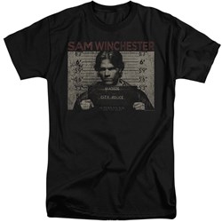 Supernatural - Mens Sam Mug Shot Tall T-Shirt