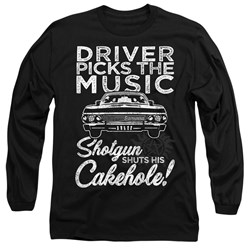 Supernatural - Mens Driver Picks Music Long Sleeve T-Shirt