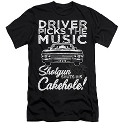 Supernatural - Mens Driver Picks Music Premium Slim Fit T-Shirt