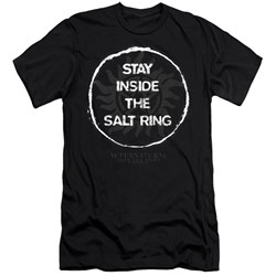Supernatural - Mens Stay Inside The Salt Ring Premium Slim Fit T-Shirt