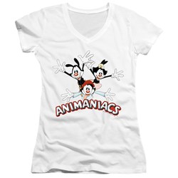 Animaniacs - Juniors Animaniacs Trio V-Neck T-Shirt