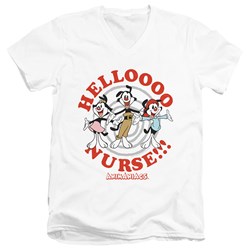 Animaniacs - Mens Hello Nurse V-Neck T-Shirt