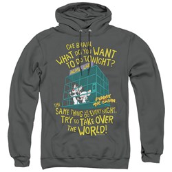 Pinky And The Brain - Mens The World Pullover Hoodie