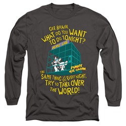 Pinky And The Brain - Mens The World Long Sleeve T-Shirt
