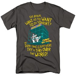 Pinky And The Brain - Mens The World T-Shirt