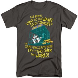 Pinky And The Brain - Mens The World Tall T-Shirt