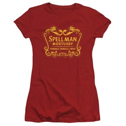 Chilling Adventures Of Sabrina - Juniors Spellman Mortuary T-Shirt