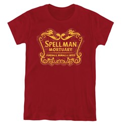 Chilling Adventures Of Sabrina - Womens Spellman Mortuary T-Shirt