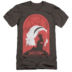 Chilling Adventures Of Sabrina - Mens Sabrina And Salem Premium Slim Fit T-Shirt