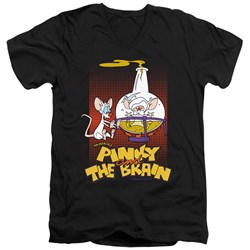Pinky And The Brain - Mens Lab Flask V-Neck T-Shirt