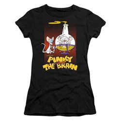 Pinky And The Brain - Juniors Lab Flask T-Shirt