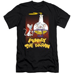 Pinky And The Brain - Mens Lab Flask Premium Slim Fit T-Shirt