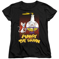 Pinky And The Brain - Womens Lab Flask T-Shirt