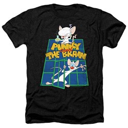 Pinky And The Brain - Mens Ol Standard Heather T-Shirt