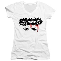 Chilling Adventures Of Sabrina - Juniors Crown Of Thorns V-Neck T-Shirt