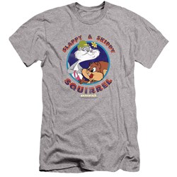 Animaniacs - Mens Slappy And Skippy Squirrel Slim Fit T-Shirt