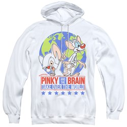 Pinky And The Brain - Mens Campaign Pullover Hoodie