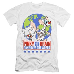 Pinky And The Brain - Mens Campaign Slim Fit T-Shirt